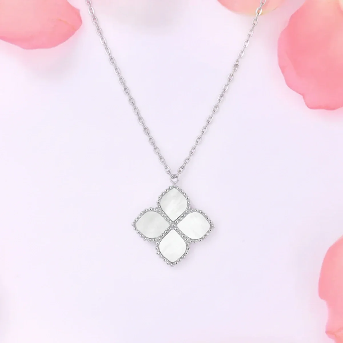 Joory / Necklace Pearl Silver - Image 4