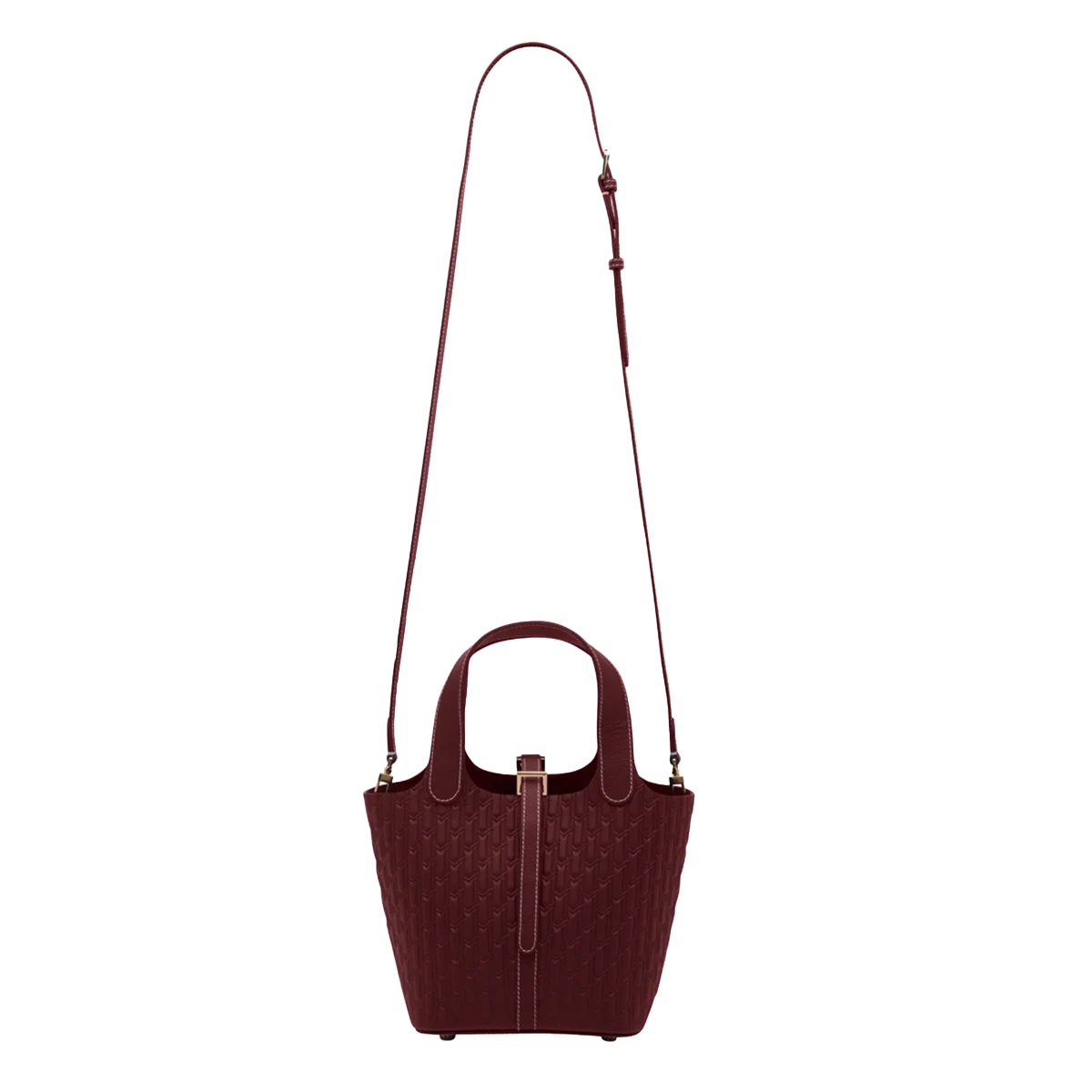 Alyazia Handbag / Burgundy - Image 5