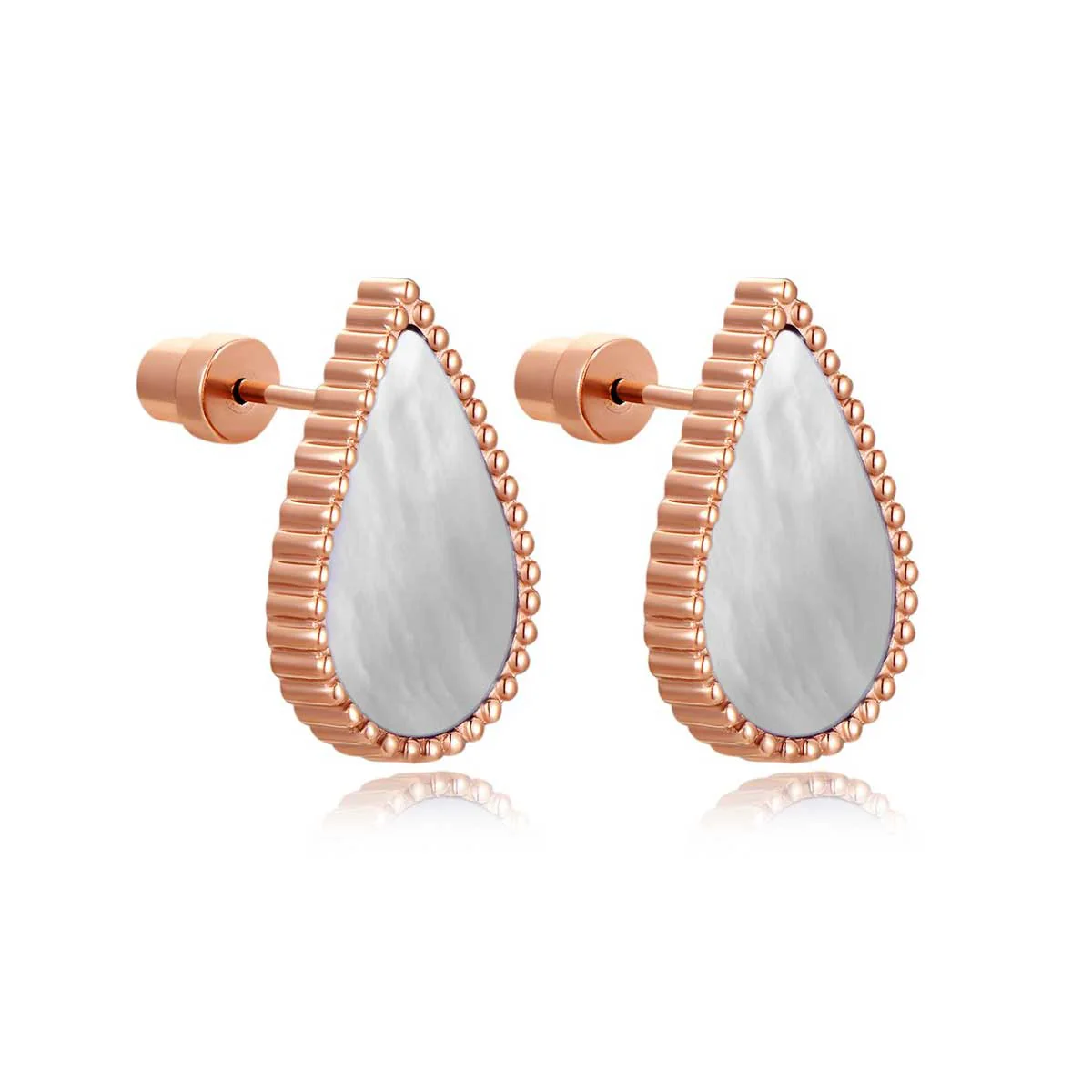 Drop / Set Pearl Rose Gold - Image 5