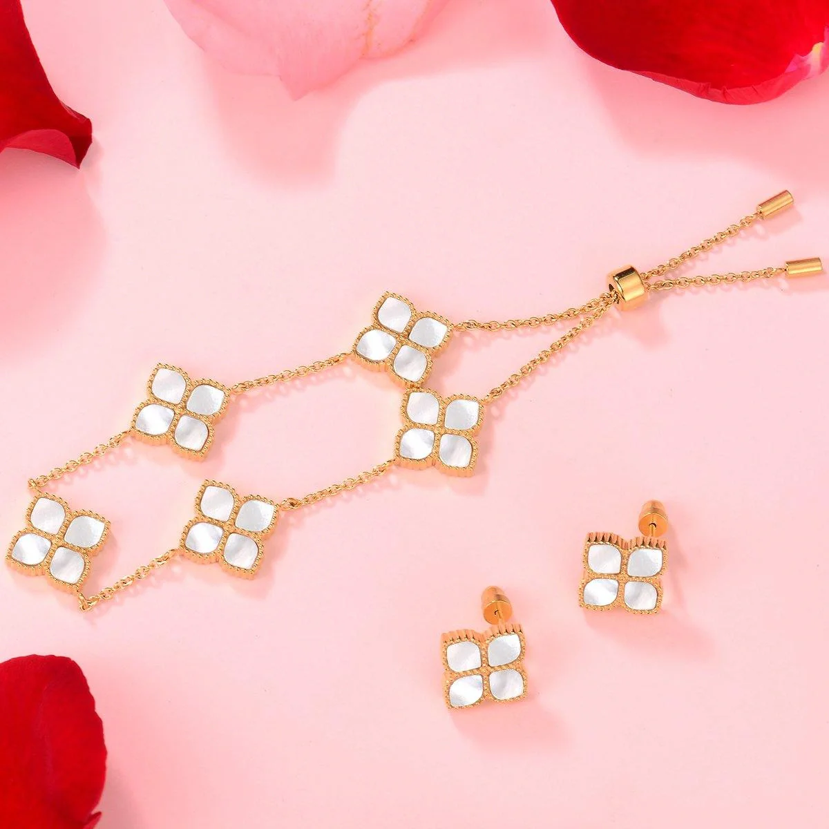 Joory / Earrings Pearl Gold - Image 4