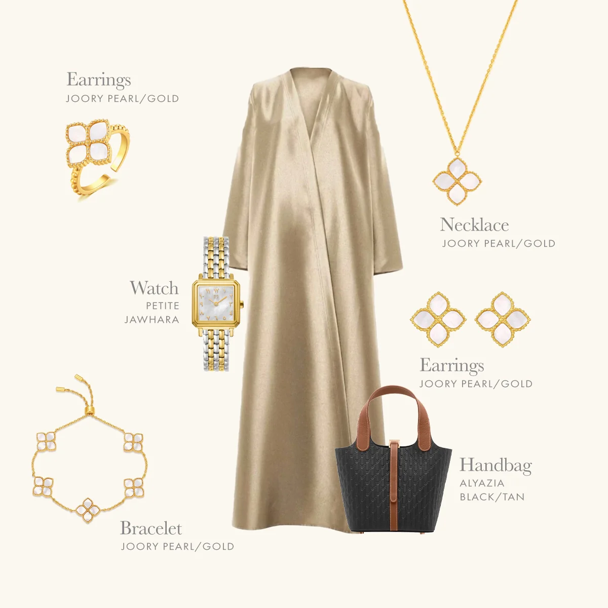 Joory / Earrings Pearl Gold - Image 7