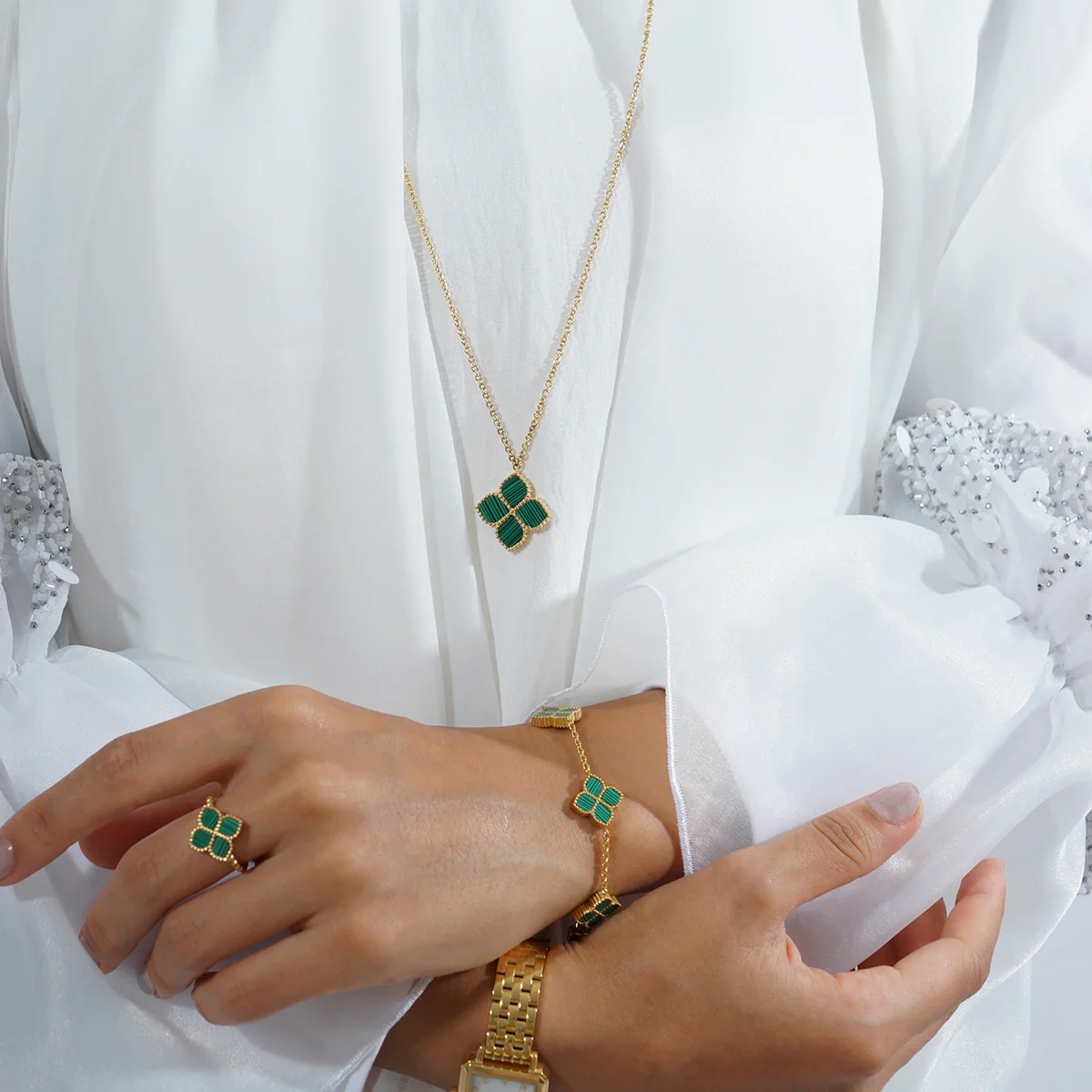 Joory / Set Malachite Gold - Image 10
