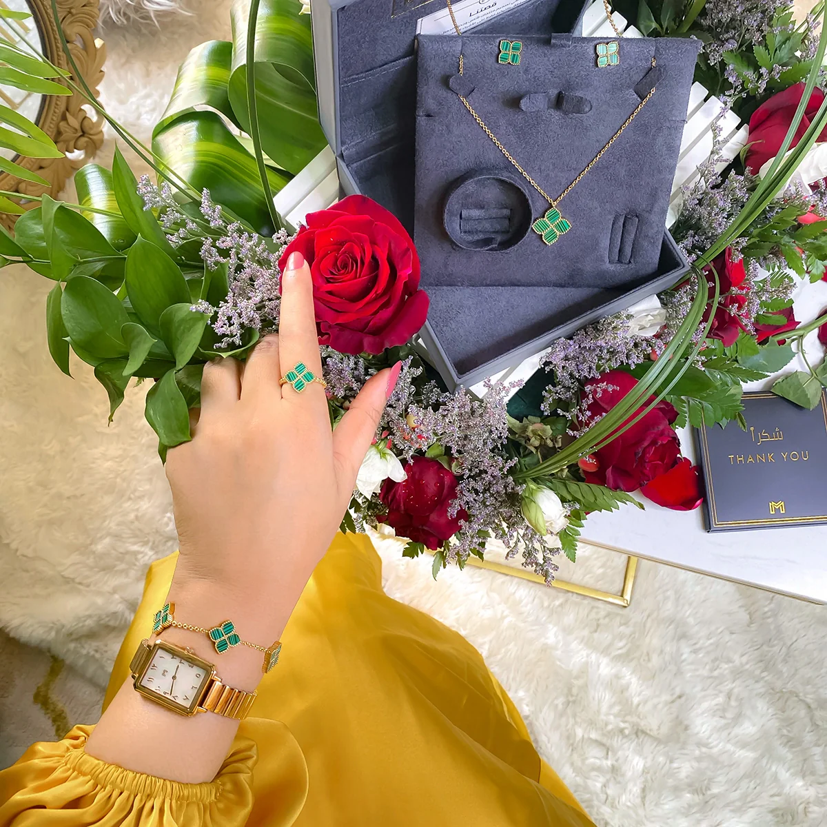 Joory / Set Malachite Gold - Image 11