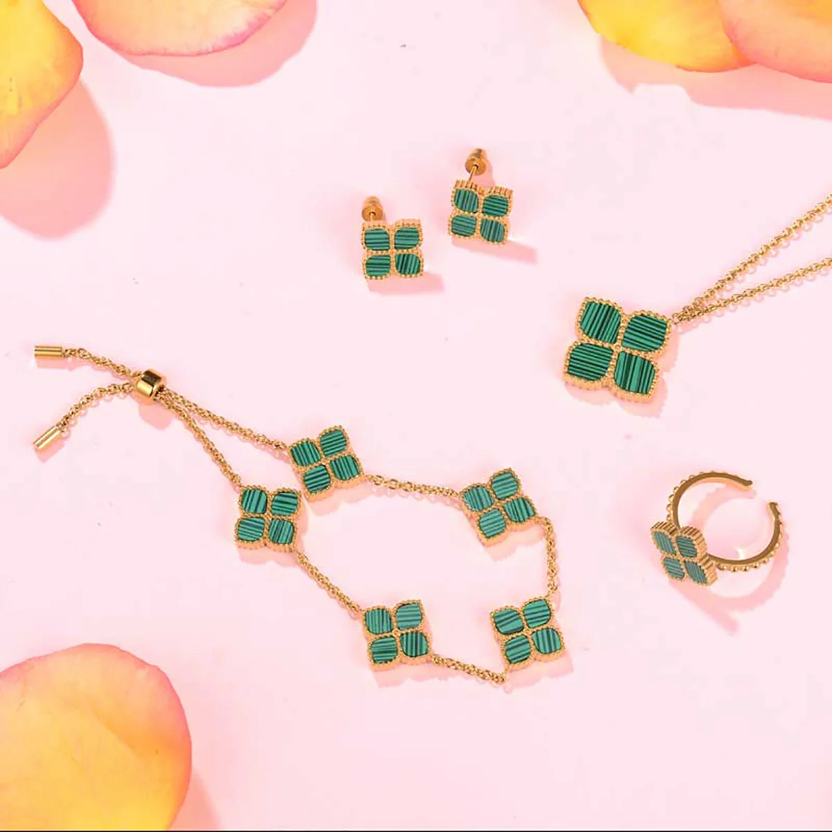 Joory / Set Malachite Gold - Image 6