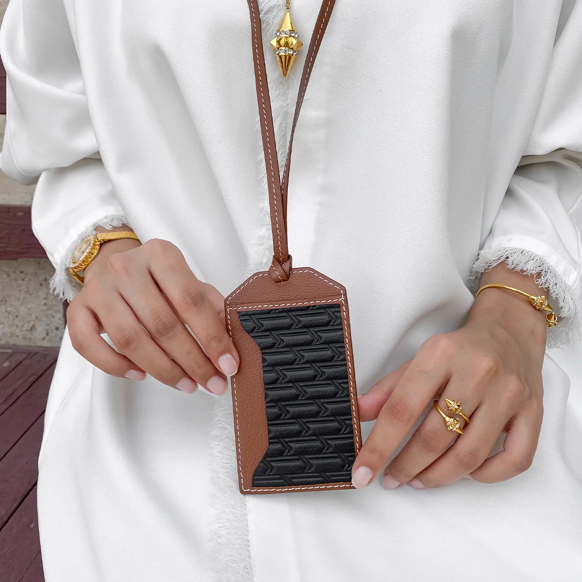 Lanyard / Black & Tan - Image 8