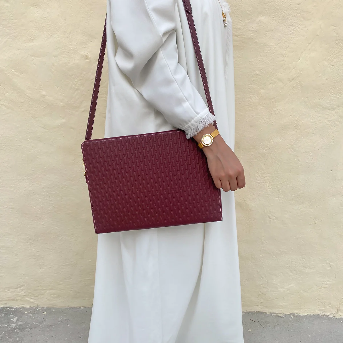 Laptop Sleeve / Burgundy - Image 10