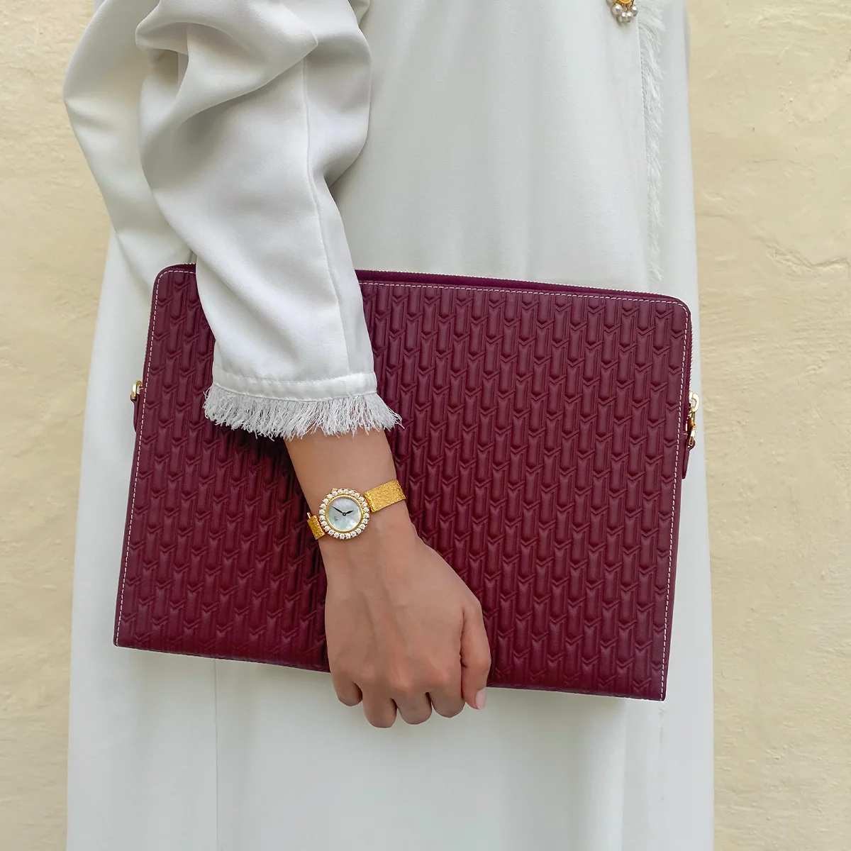 Laptop Sleeve / Burgundy - Image 6