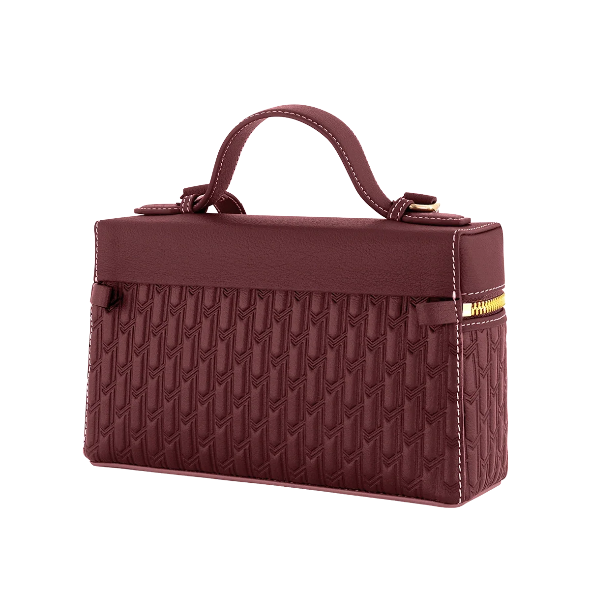 Maitha / Card Holder, Burgundy - Gift Set - Image 7