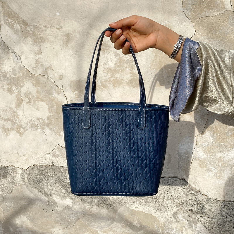 Mini Tote Bag / Navy - Image 6