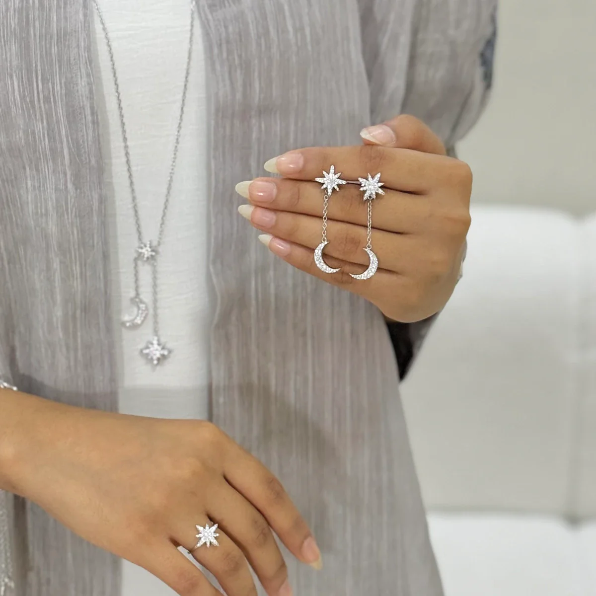 Moonstar / Earrings Silver - Image 6