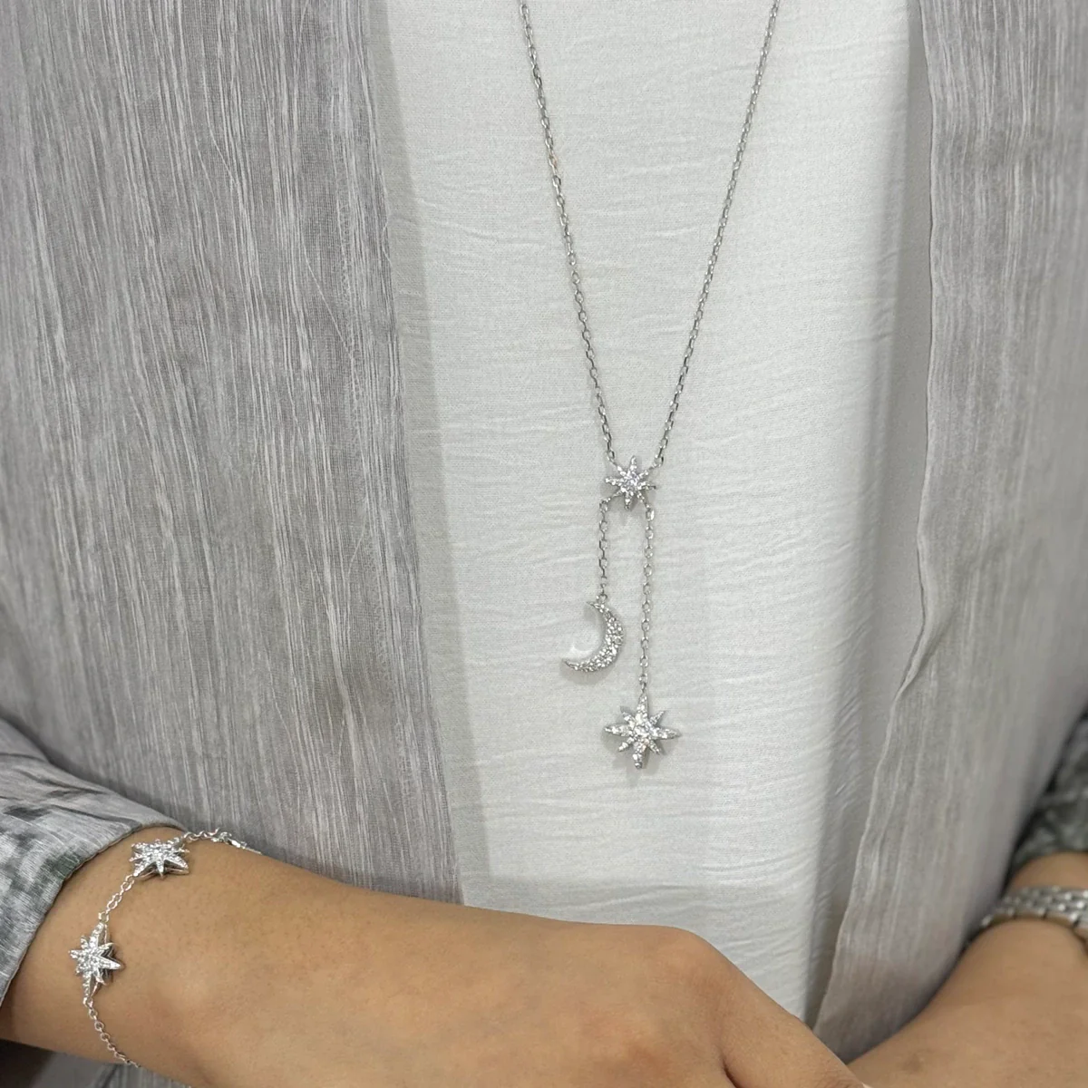 Moonstar / Necklace Silver - Image 6