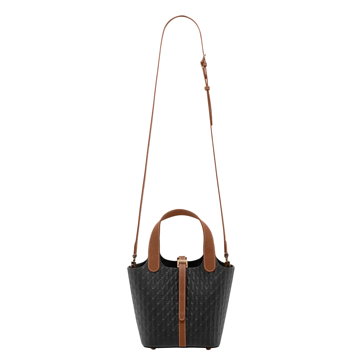 Alyazia Handbag / Black & Tan - Image 5