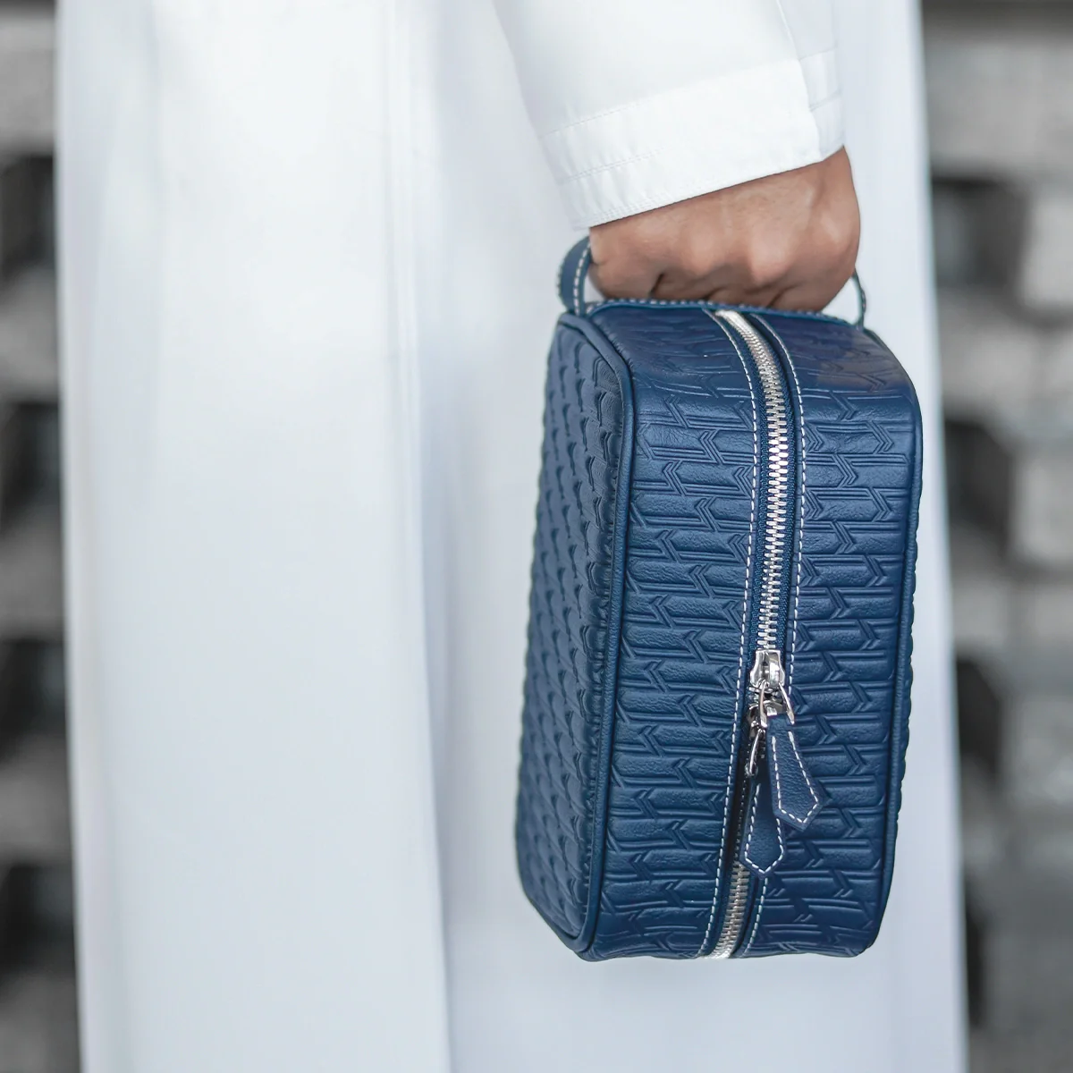 Travel Pouch Navy / Silver - Image 6