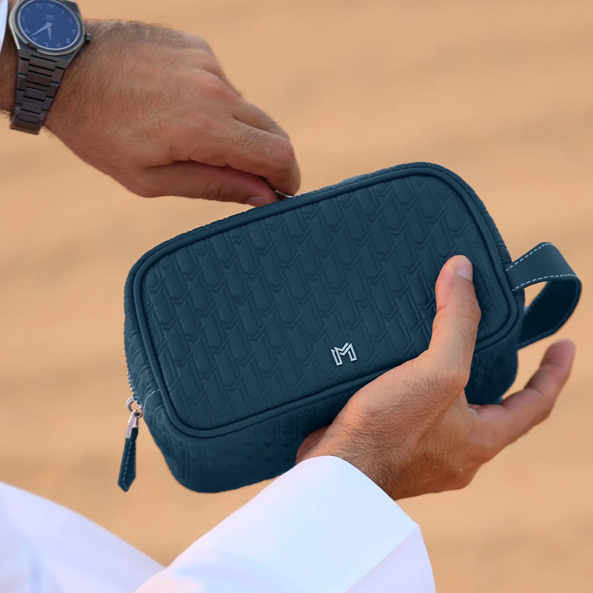 Travel Pouch Navy / Silver - Image 7