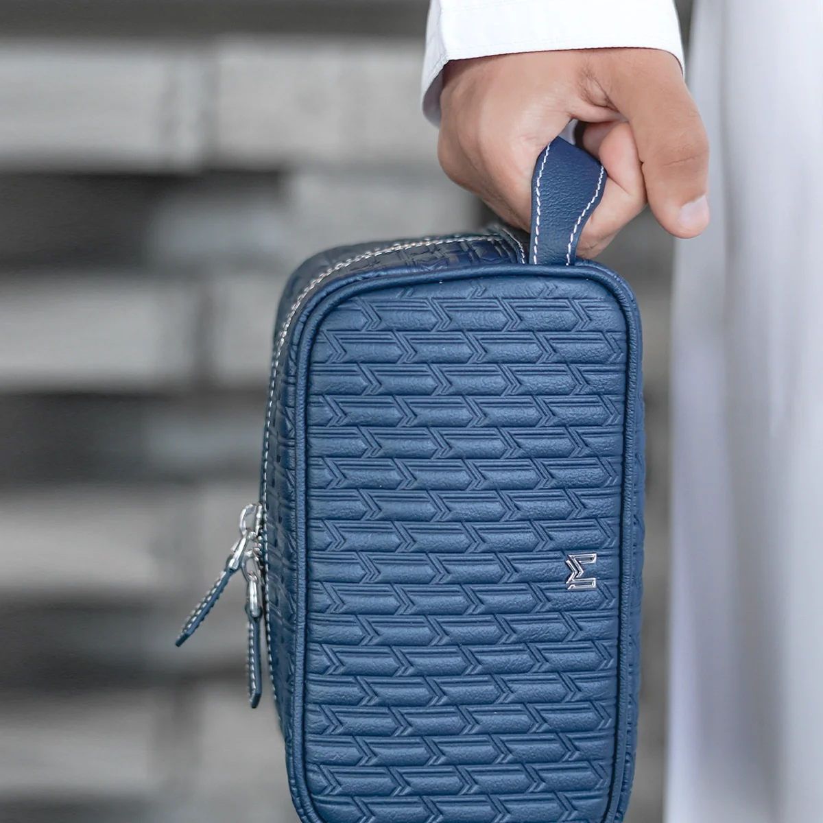 Travel Pouch Navy / Silver - Image 8